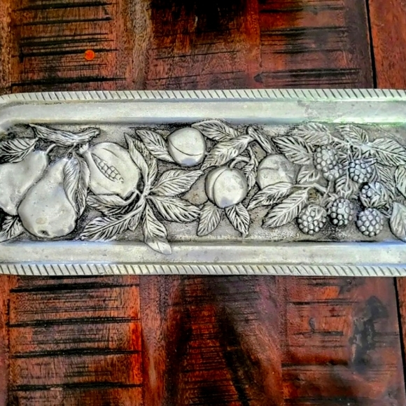Vintage Betty Barrena Pewter Tray. Large and Stunning - Picture 1 of 5